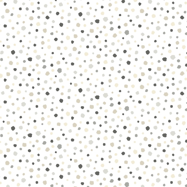 Hand drawn vector illustration of random gray dot pattern on white background Terrazzo Granite