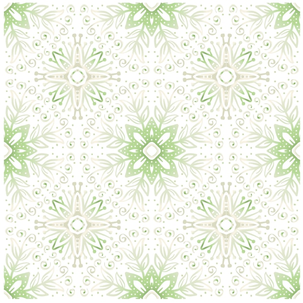 Hand drawn vintage floral pattern background