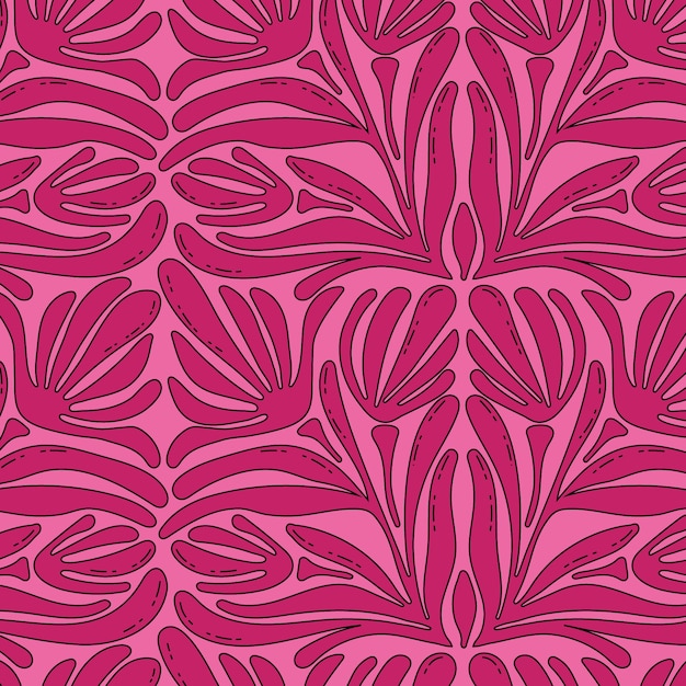 Vector hand drawn a w colours pattern design