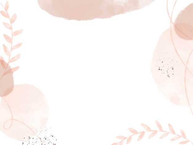 Hand drawn watercolor style background.Vector template background for banner, poster, web.