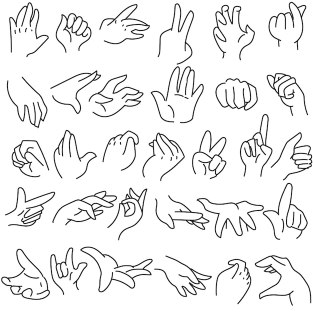 hand- en vingerbewegingselementen