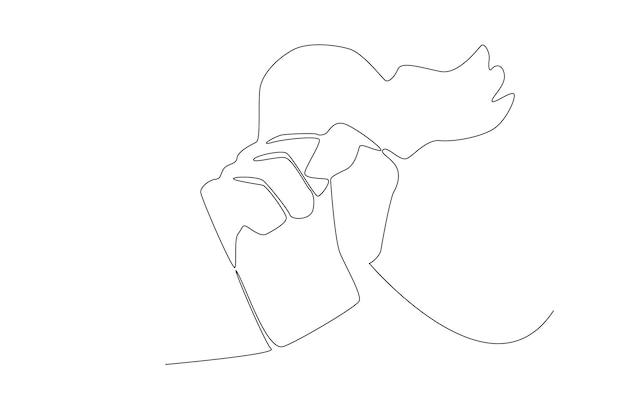 Hand fist illustration for Turkey Ekim 29