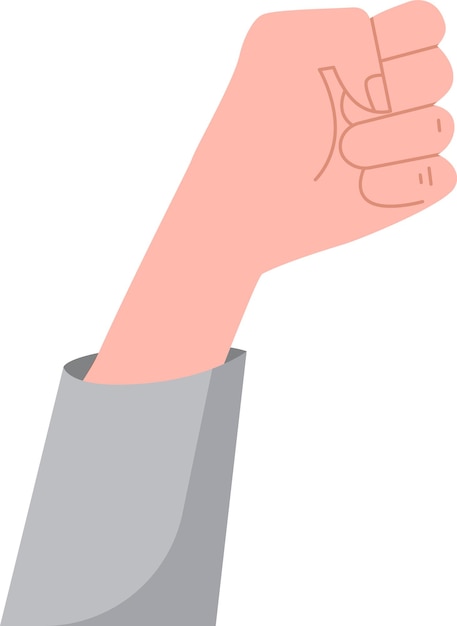 Vector hand in fist