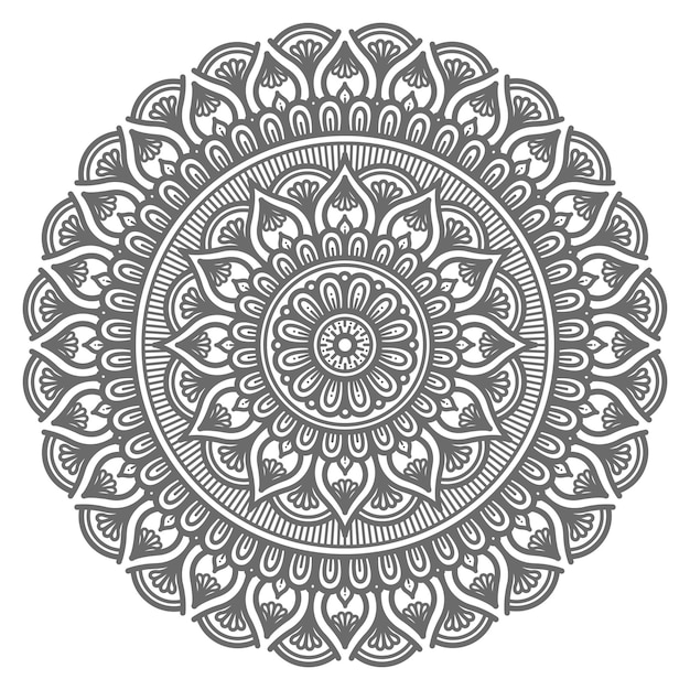 hand getekend circulaire mandala