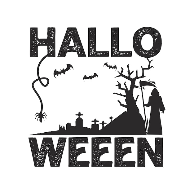 Hand getekend halloween illustratie