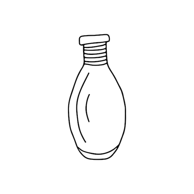 Hand getekend vector illustratie parfum geïsoleerd op een witte achtergrond