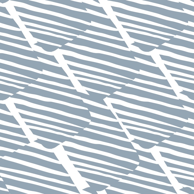 Hand getekende Krabbel naadloze patroon. Abstracte geometrische gestreepte vormentextuur. Eenvoudig ontwerp voor stof, textielprint, inpakpapier, textiel. vector illustratie