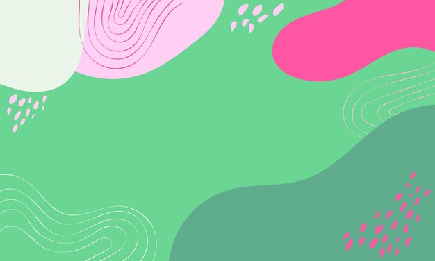 Hand getekende platte ontwerp abstracte doodle achtergrond