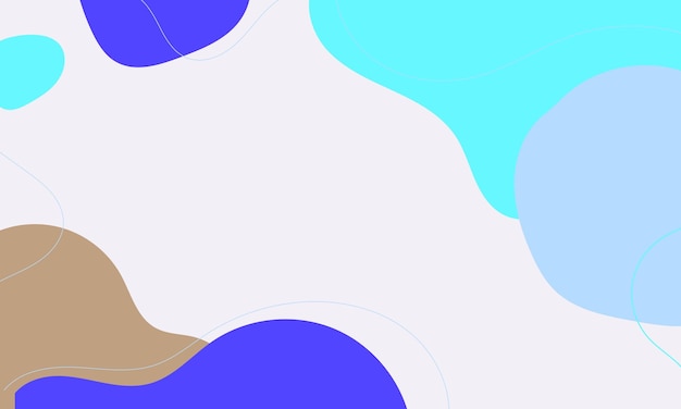 Hand getekende platte ontwerp abstracte doodle achtergrond