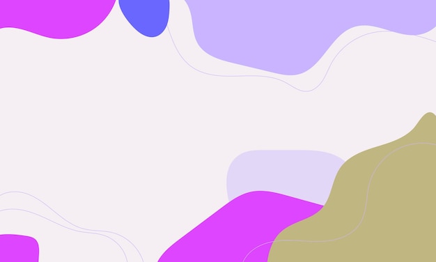 Hand getekende platte ontwerp abstracte doodle achtergrond
