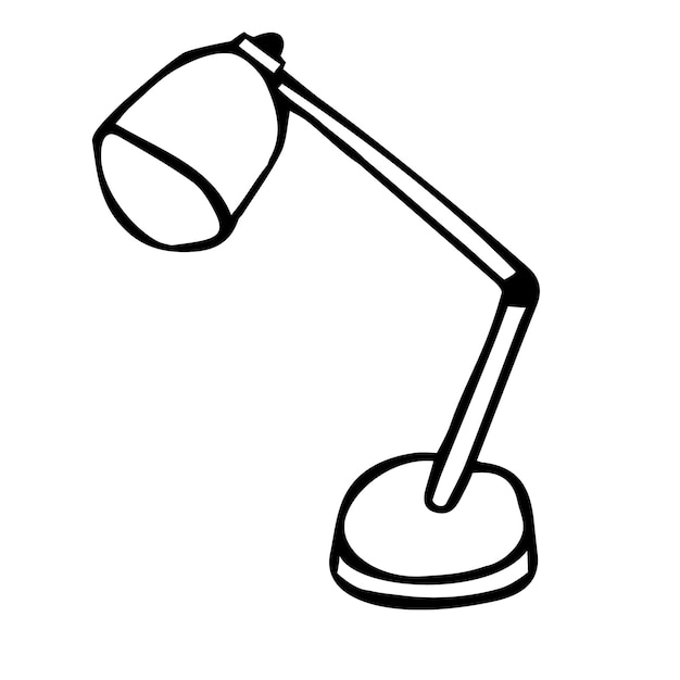 Hand getrokken doodle lamp270822