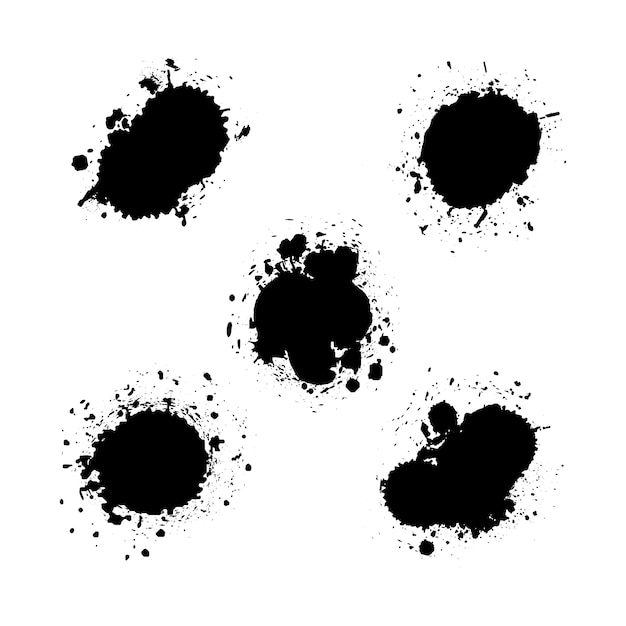 Vector hand getrokken inkt splash element