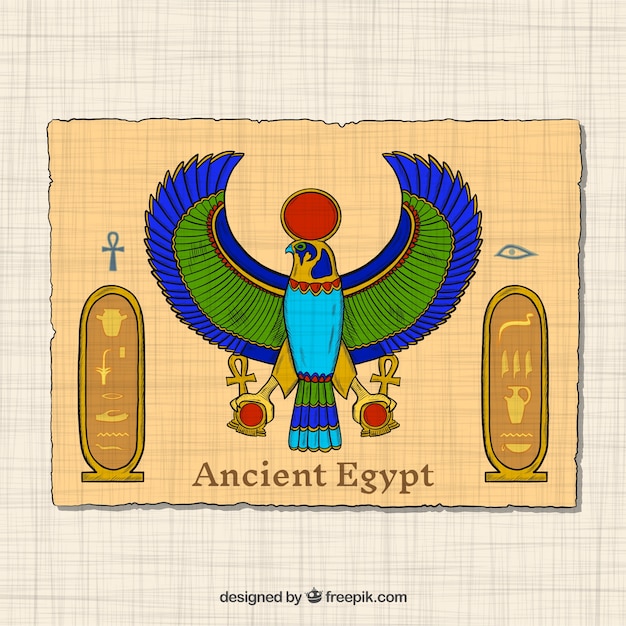 Hand getrokken oude Egypte concept