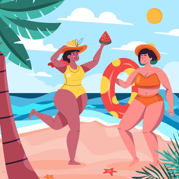 Vector hand getrokken zomer illustratie