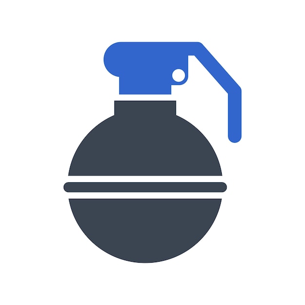 Vector hand grenade icon