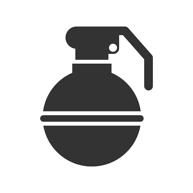 Vector hand grenade icon