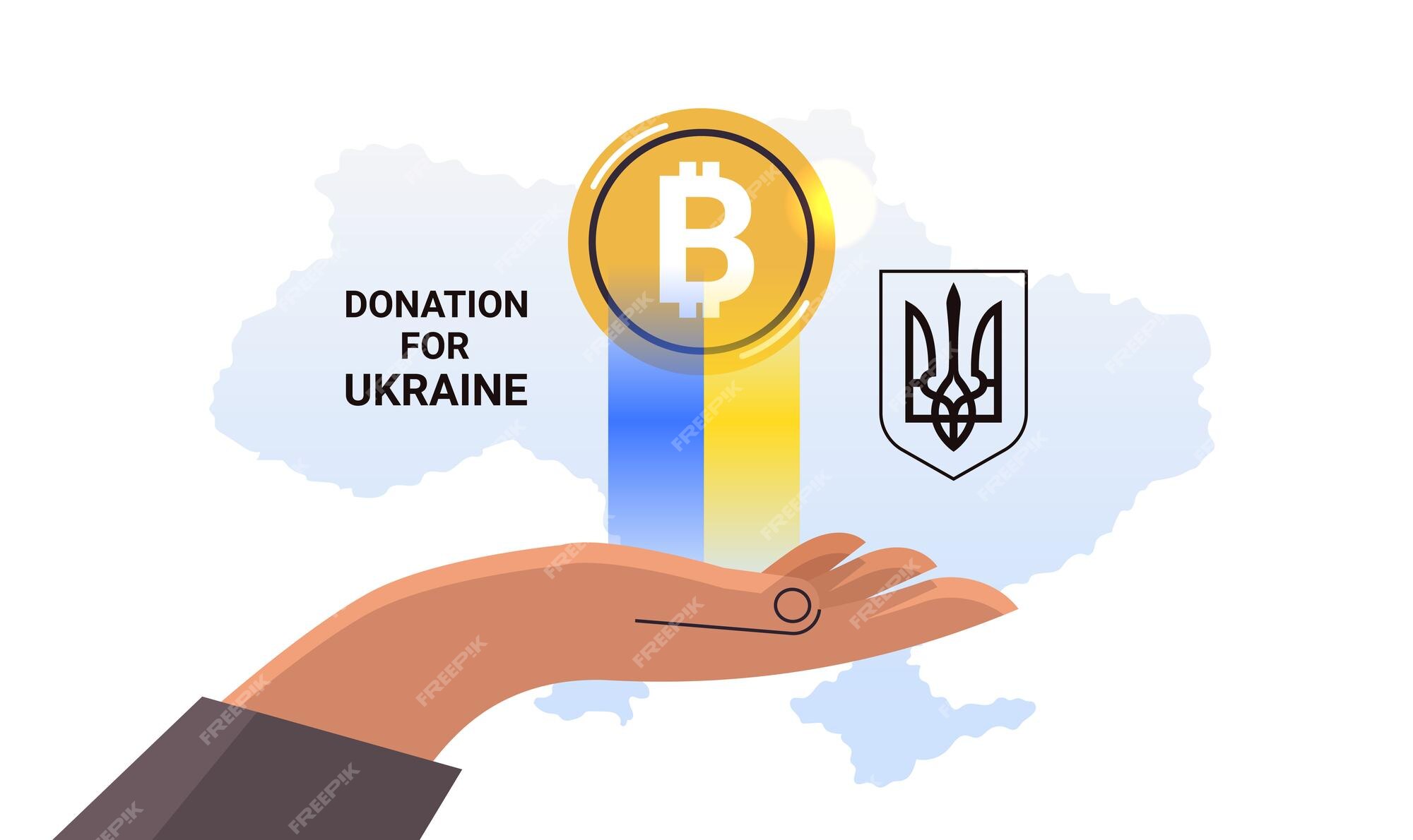 bitcoin donations to ukraine