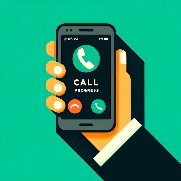 'call In Progress'  ⁇ 터 디자인으로  ⁇ 드  ⁇ 드 폰