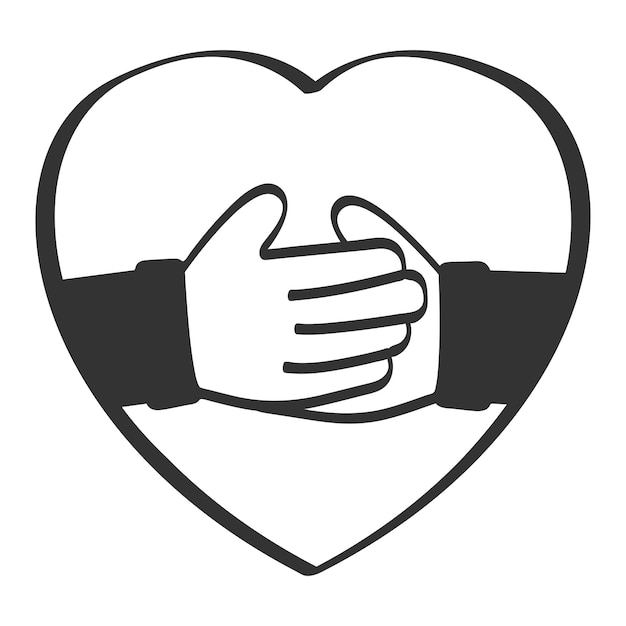 Hand icon vector illustration