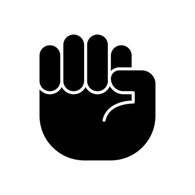 Hand icon vector on trendy design