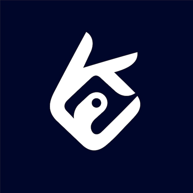 Ручной логотип с концепцией кошелька