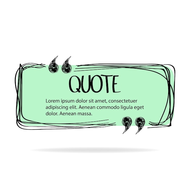 Hand made speech bubble quote frame big set freehand text quotes empty colored text box templates quote bubble quotation symbols