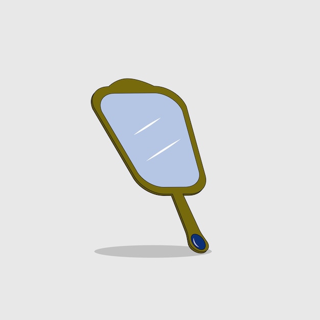 Hand mirror vector