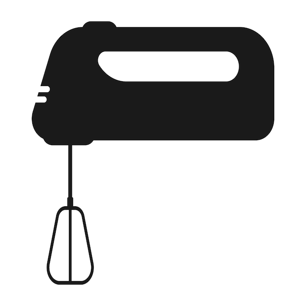 Hand mixer icon vector