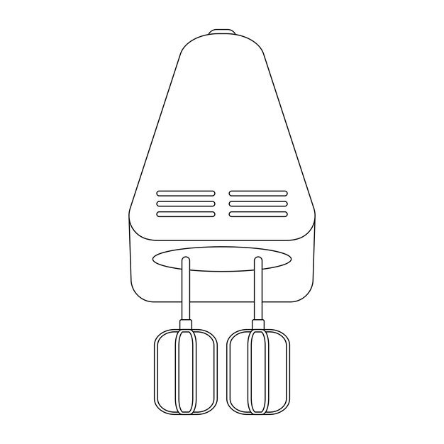 핸드 믹서 아이콘 벡터