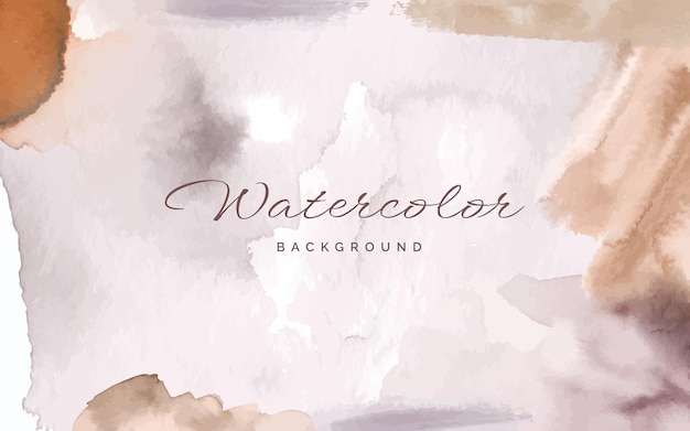 Hand painted neutral soft watercolor background