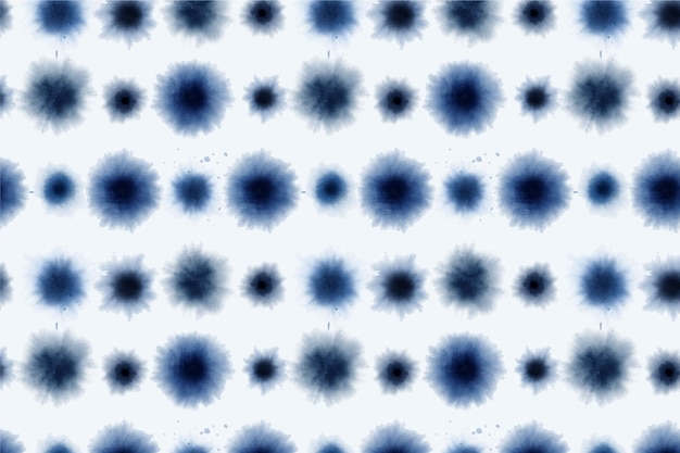 Vector hand painted shibori pattern