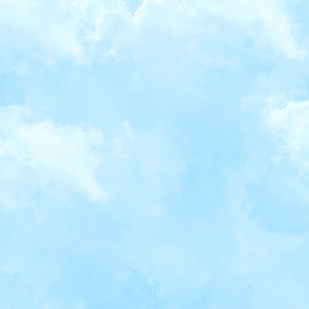 手描きの夏のビーチテーマの水彩の背景