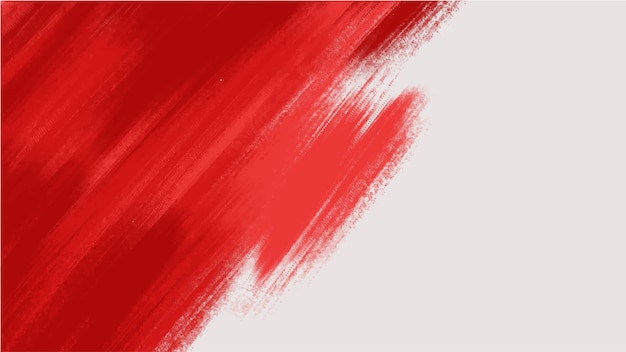 Hand painted texture paint on red background