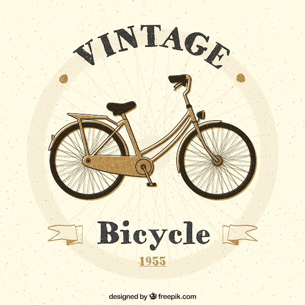 Hand painted vintage bicycle