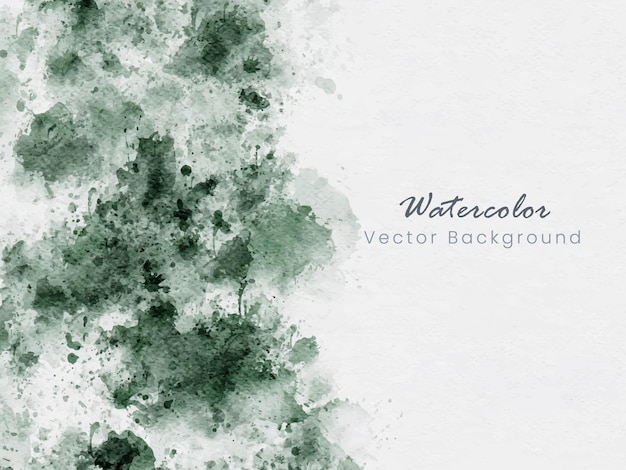 Vector hand painted watercolor background