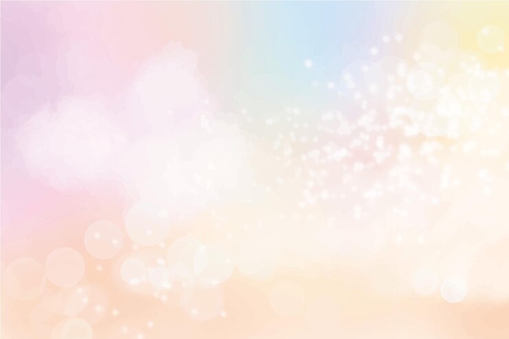 Vector 手描きの水彩パステル空の背景