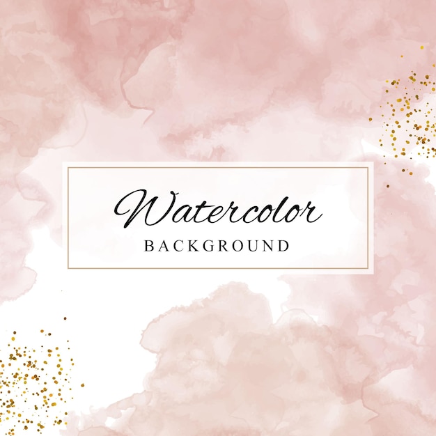 Vector hand painted watercolor splash for background