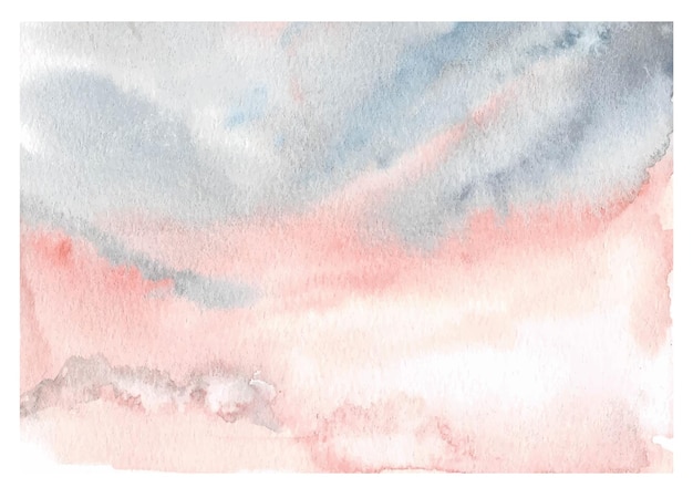 Vector hand painting sky watercolor background