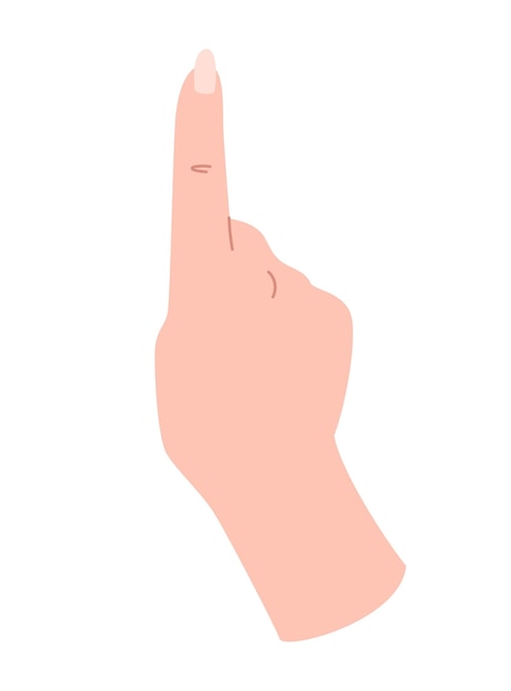 Vector hand pose icon