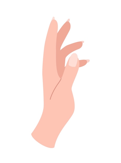 Vector hand pose icon