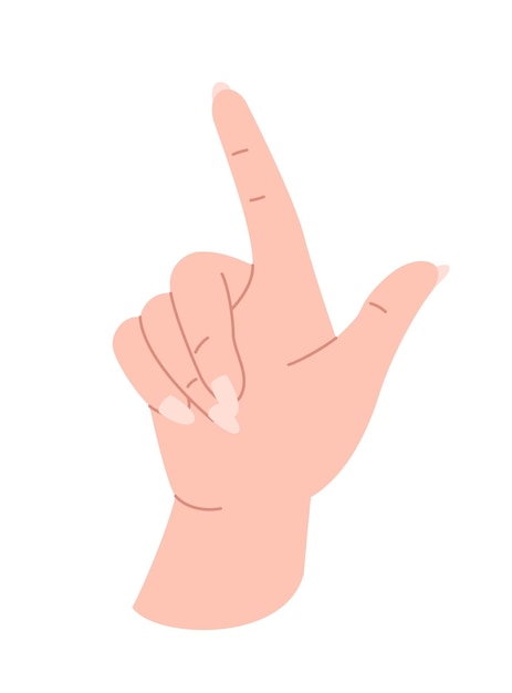 Hand pose-pictogram