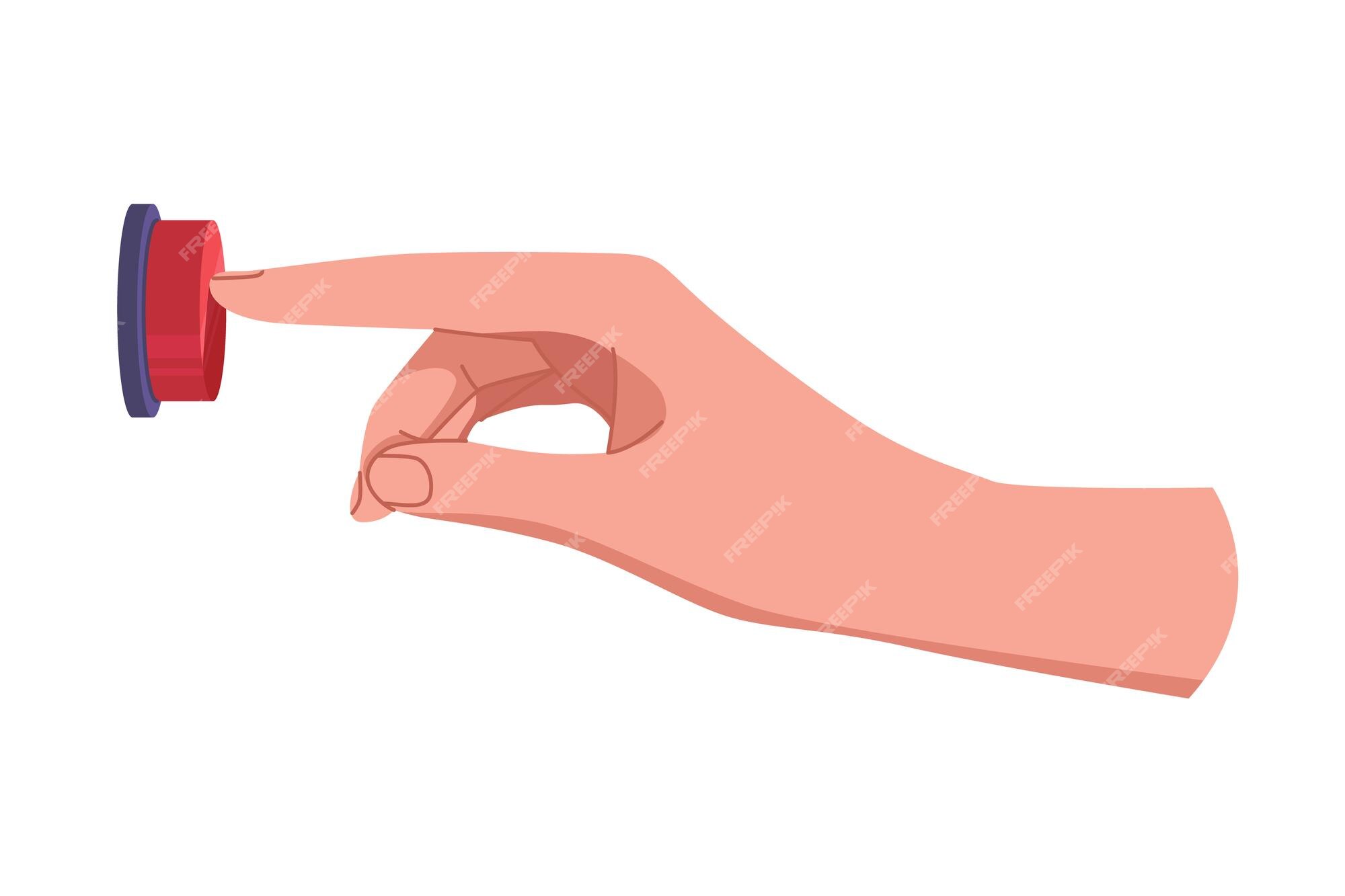 Free Vectors  Finger (where switch button is pressed) OFF