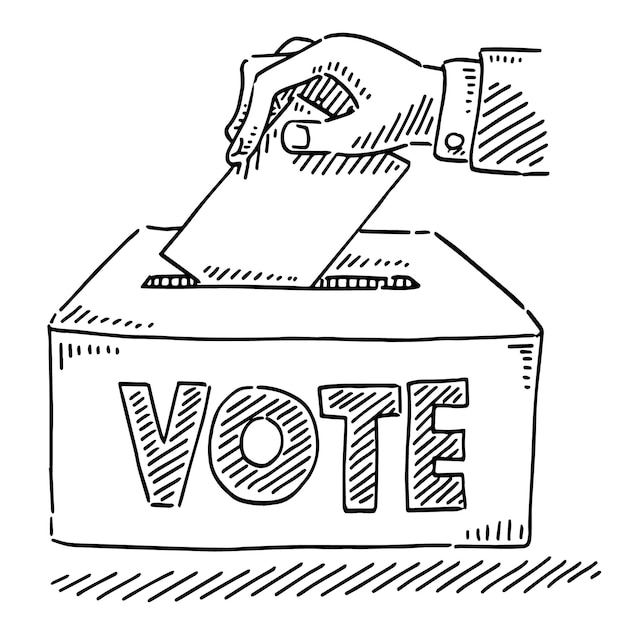 11191 Vote Sketch Images Stock Photos  Vectors  Shutterstock