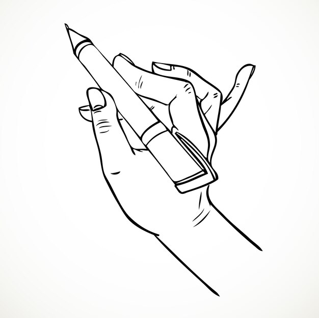 Hand schrijven pen