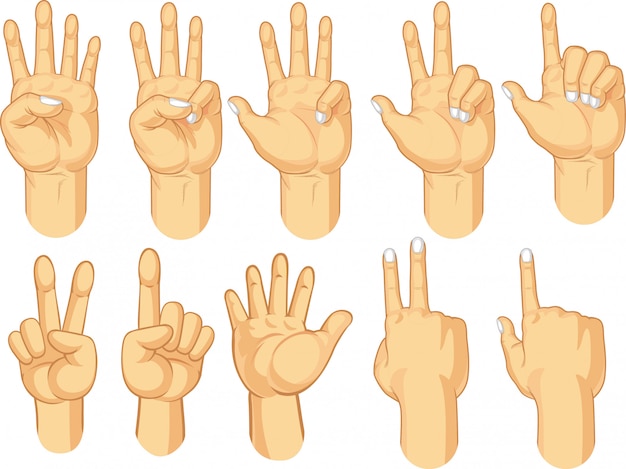 Коллекция Hand Sign - Подсчет Жестов