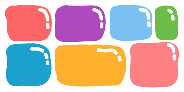 Hand styled frames to write and design your text