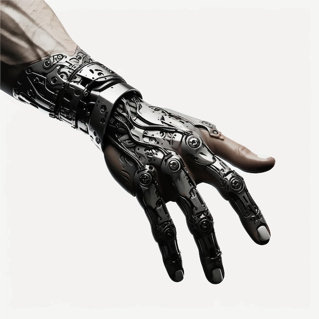 hand technologie robot futuristische wetenschap machine cyborg kunstmatige computer toekomst mechanische arm