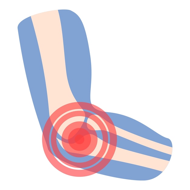 Hand treatment icon cartoon vector Joint pain Clinic cartilage