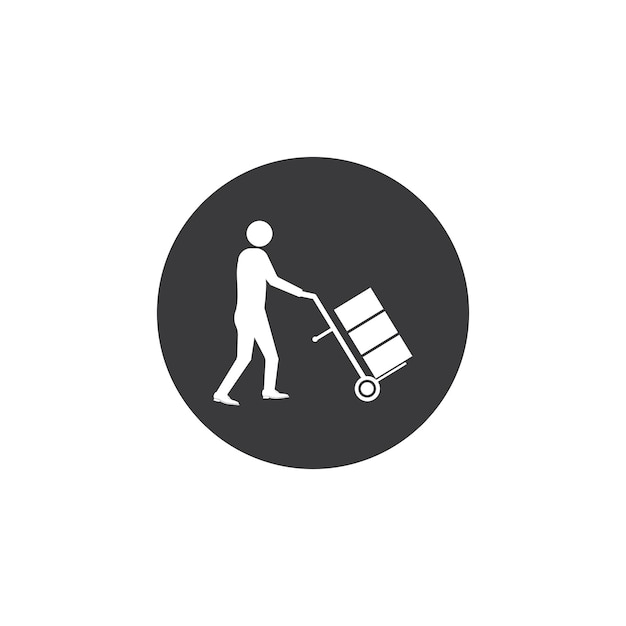 Hand truck icon