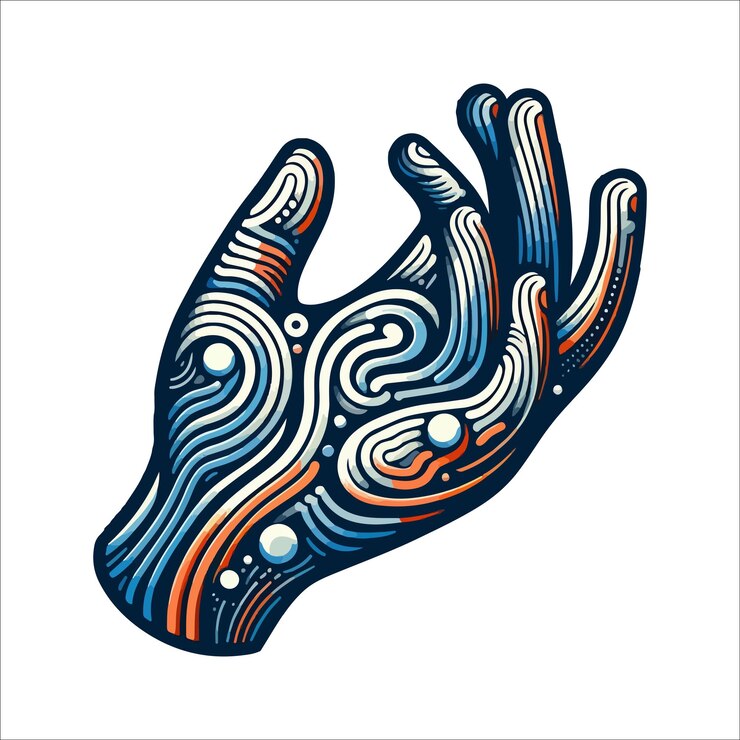 Vector hand vector